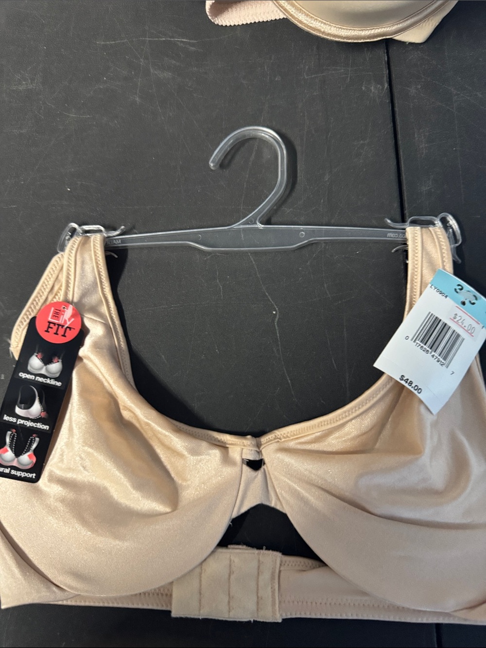 Lily Shimmery Beige Underwire Bra